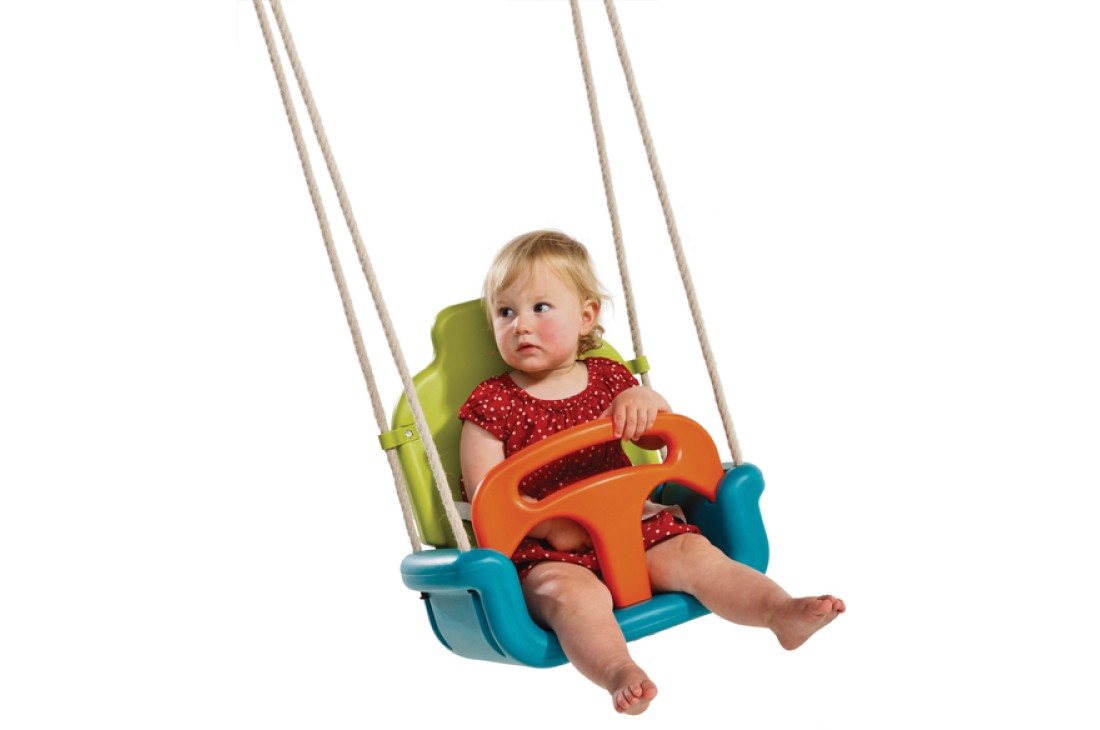 Green baby swing seat on sale